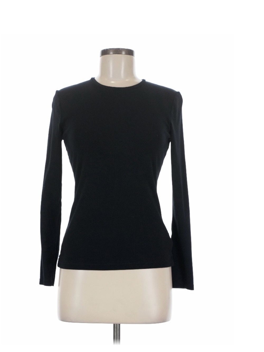 Ralph Lauren Black Long Sleeve Crewneck Tee - Slim Fit
